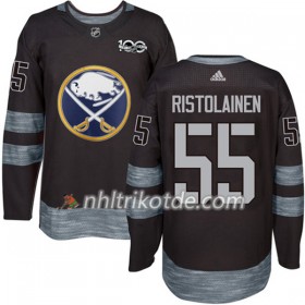 Buffalo Sabres Trikot Rasmus Ristolainen 55 1917-2017 100th Anniversary Adidas Schwarz Authentic - Herren